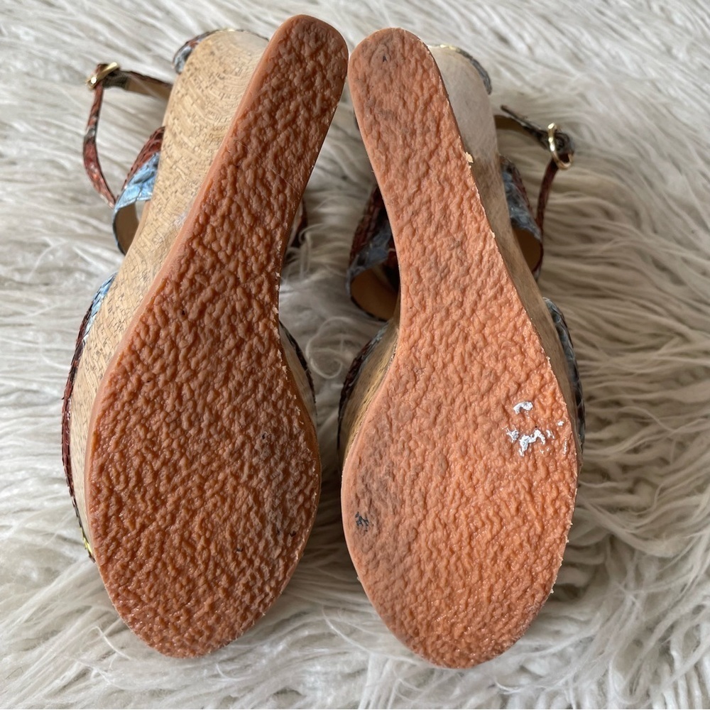 Alexandre Birman Python Snakeskin Animal Print Co… - image 6